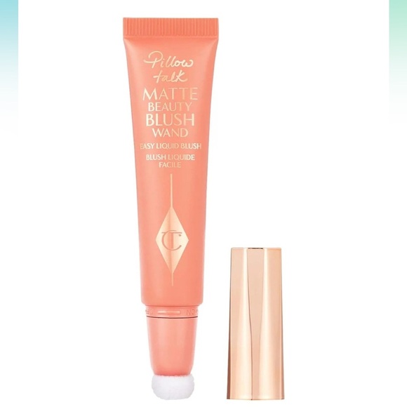 Charlotte Tilbury Matte Beauty Blush Wand - Pillow Talk Peach Pop 0.40 Ounce - Picture 1 of 5